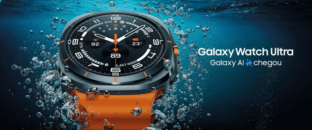 Galaxy Watch 8 Ultra resistente à água, principal wearable 2025 da Samsung